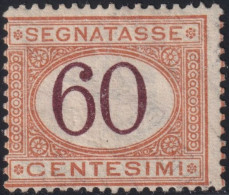 Segnatasse 60 C. Sass 33 MNH** Cv 225 - Segnatasse