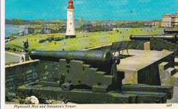 Plymouth Hoe & Smeatons Tower - Devon -   Used Postcard - Stamped 1970 -  Uk3 - Torquay