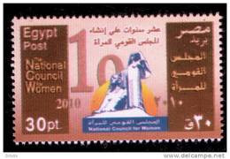 EGYPT / 2010 / THE NATIONAL COUNCIL FOR WOMEN / MNH / VF  . - Ongebruikt