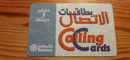 Prepaid Phonecard Bahrain, Batelco - Bahreïn