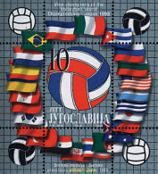 41075 MNH YUGOSLAVIA 1998 YUGOSLAVIA. MEDALLA DE PLATA EN EL CAMPEONATO DEL MUNDO DE BALONVOLEA - Volley-Ball