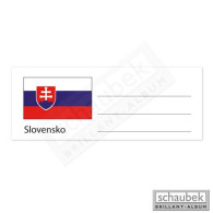 Schaubek Numismatik Länderetikett Für Münzhülle - Slowakische Republik EKEURO-SLOWAKEI - Autres & Non Classés