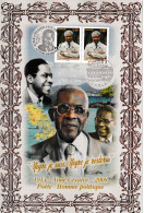 Rare (174/400) " AIME CESAIRE " Sur Encart 1er Jour N°té En Soie De 2009. Ed° A.M.I.S. 2 X N° YT 4352 Parfait état FDC - Ecrivains