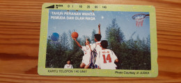 Phonecard Indonesia - Basketball - Indonesien