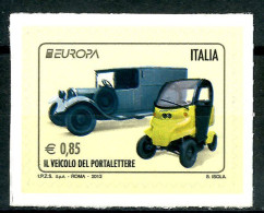 ITALIA / ITALY 2013** - Il Veicolo Del Portalettere - 1 Val. MNH. Autoadesivo - 2013