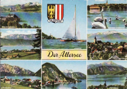 Austria, Ober Austria, Attersee, Wappen, Schloss Kammer, Nussdorf, Unterach, Bezirk Vöcklabruck, Gebraucht 1977 - Attersee-Orte