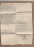 Alger (Algérie)  Avis De Mutation   1944 (PPP41385) - Documents