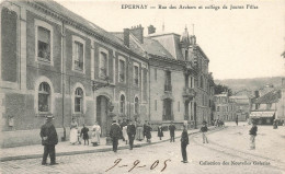 épernay * La Rue Des Archers Et Collège De Jeunes Filles * Buvette épicerie - Epernay