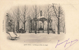 Béthune * Le Jardin Public Et Le Kiosque à Musique , Sous La Neige - Bethune