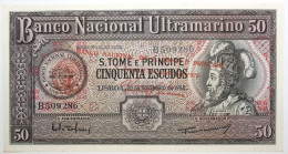 Sao Tome Et Principe - 50 Escudos - 1958 - PICK 37a - SPL - San Tomé Y Príncipe