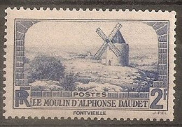 VARIETE N 311 ** - 1 TB BLEU GRIS AU LIEU DE OUTREMER + FOND BLEU ABSENT - SIGNE   - COTE + DE 160 EUROS - Unused Stamps