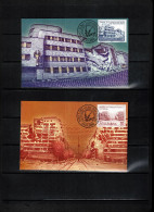 Jugoslawien / Yugoslavia 2000 NATO Bombing Of Beograd Maximum Cards - Cartoline Maximum