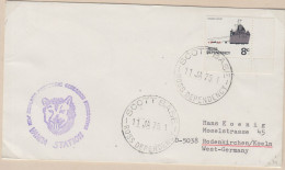 Ross Dependency Cover Vanda Station NZ  Antarctic Research  Expedition Ca Scott Base 11 JA 1975 (XX167B) - Covers & Documents