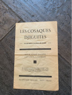 Cirque Des Cosaques Djiguites à Sarre-Union Année 30 - Programmes