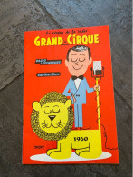 Cirque 1960 Radio Luxembourg Avec Alexis Gruss - Programmes