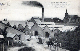 18 / LA GUERCHE / USINE DAUMY BOUCHERON / CHAUX ET CIMENTS / PLAN RARE ANIME - La Guerche Sur L'Aubois