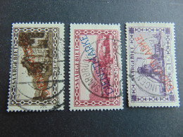 Très Beau Petit Lot De 3 Timbres De Service Oblitérés - Dienstmarken