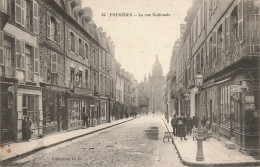 Fougères * La Rue Nationale * Bonneterie DENIS * Débit De Tabac Tabacs - Fougeres