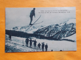 Carte Postale - Sports D'hiver En Dauphiné (38) - Saut En Ski (H.Durban) 26 Métres (4540) - Sports D'hiver