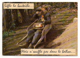 Humour -- " SIffle La Bouteille.....mais Souffle Pas Dans Le Ballon ) Cachet THONON LES BAINS--74 - Humor