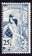 1900 25 Rp Tiefblau, UPU Nachgravierte Platte, Ungebraucht, Minime Falzspur. KAT Nr. 79C - Unused Stamps