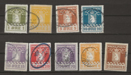 1915 USED Greenland Mi 4-12 - Gebruikt