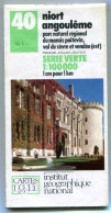 IGN - Série Verte - 1:100000 - N°40 - Niort - Angoulème - 1991 édition 6 - Cartes Topographiques