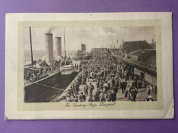 Angleterre  CPA   The Landing Stage LIVERPOOL   Beau Plan   Bon état - Liverpool