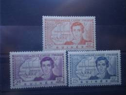 Guinea 1939. Yvert 148-50 Gum Imperfect - Other & Unclassified