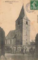 Estrée Cauchy * 1908 * Rue Et église Du Village * Villageois - Other & Unclassified