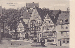 CPA MILTENBERG AM MAIN- MARKET SQUARE, SHOPS, BIKE, FOUNTAIN - Miltenberg A. Main