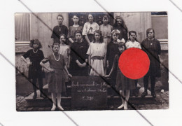 Photo Carte D'une Classe - Ecole Communale   ARLON  - Elève, Fille, 4e Degré (B328) - Aarlen