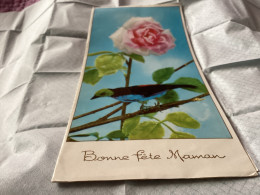 Carte De Vœux, Bonne Fête Maman Fête Des Mères Carta, Système - Fête Des Mères