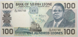 Sierra Leone - 100 Leones - 1990 - PICK 18c - NEUF - Sierra Leona