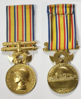 Médaille-Pompiers-FR_006a_ancienneté_2eme Modèle_Vermeil_1935-2017_22-02-01_01 - Bomberos