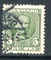 DANEMARK- Y&T N°55- Oblitéré - Used Stamps