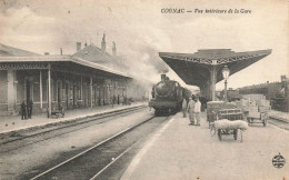 Cognac * Vue Intérieure De La Gare * Le Train * Ligne Chemin De Fer - Cognac