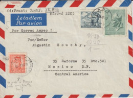 1947 - TCHECOSLOVAQUIE - TAXE AJOUT COMPLEMENT à PRAGUE !! Sur ENV. Par AVION De AS ! => MEXICO ! DESTINATION RARE ! - Storia Postale