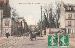 Caen * L'avenue De Courseulles * Attelage - Caen