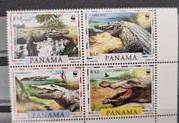 PANAMA , Reptile, Reptiles, CrocodileYvert N°1138/41 Neuf Sans Charniere. MNH ** - Other & Unclassified