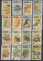 SALOMON, Reptile, Reptiles, Crocodile, Grenouille, Serpents  Yvert N° 378/93 Neuf Sans Charniere. MNH ** - Frösche