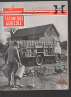 (machines Agricoles) Revue LA TECHNIQUE AGRICOLE  N°77 Février 1954       (CAT5184) - Tuinieren