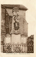 LANDRICOURT (MARNE) - MONUMENT Aux MORTS - - Monumentos A Los Caídos