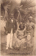 CONGO BELGE - Une Famille Baluba - Carte Postale Ancienne - Belgian Congo