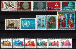 Luxembourg, Luxemburg 1970 Année Complête 9 Séries Neuf MNH** - Full Years