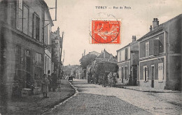 Torcy          77         Rue De Paris.  Charrette A Foin         (voir Scan) - Torcy
