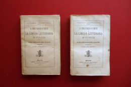 L. Gelmetti La Lingua Parlata Di Firenze Battezzati 1874 2 Volumi Ed. Originale - Non Classés