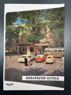 Ancien Dépliant Touristique Budapester Hotels Hongrie - Toeristische Brochures