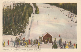 Downhill Skiing, Lac Beauport, Le Relais Quebec The Relay Lake Beauport - Sports D'hiver