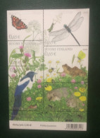 Finland 2003 - Summer In The Courtyard - Insects & Wildlife - Unused Stamps